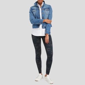 Spanx EcoCare Seamless Leggings in black camouflage